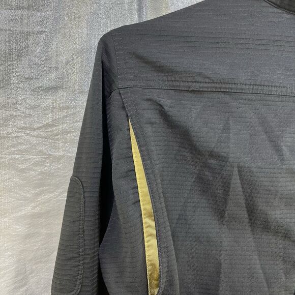 Nike Sphere Dry Jacket Black w/Gold  Full Zip Textured Women's L (12/14) - Picture 5 of 11